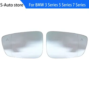 Til BMW 3-Serie G20 G21 5-Serie G30 G31 G32 G38 7-Serie G11 G12 Venstre Højre Opvarmet Blinde vinkel, Advarsel Fløj bakspejlet Glas