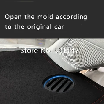 Til BMW X1 E84 2009-2010 2011 2012 2013 Ruskind Læder Dashmat Dashboard Dækker Dash Pad Mat Car-styling Tilbehør