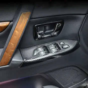 Til Mitsubishi Pajero 2007-2019 Bil Indre Vindue Lift-knappen-Knappen Panel Cover Frame Trim Dekorative Tilbehør