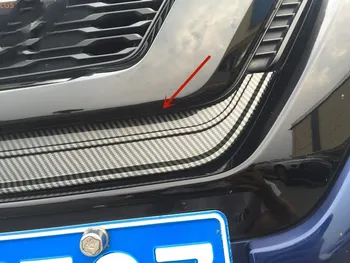 Til Nissan X-Trail 2017-2020 Front Udsmykning strip Foran trim Bunden og insekt beskyttelse bil tilbehør