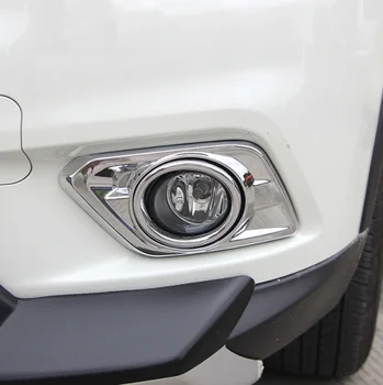 Til Nissan X-trail T32 Rogue 2016 Tilbehør ABS Chrome Bil Foran Hovedet Tåge Lys Lampe Dekoration Dække Trim Styling