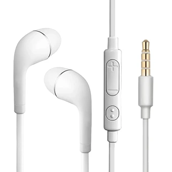 Til SAMSUNG GALAXY S3 S4 S6 i9300 Note3 Headset-3,5 mm-Port-Wire Kontrol Hovedtelefon Hvid Fashion In-ear Sport Musik Hovedtelefoner