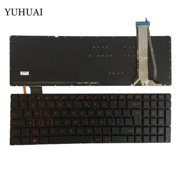 Tjekker For ASUS N551 N551J N551JB N551JK N551JM N551JQ G551 G551J G551JK G551JM G551JW G551JX baggrundsbelyst CZ laptop tastatur