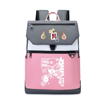 Toilet-bundet Hanako-kun Tegnefilm skoletasker Oxford indstillinger indstillinger Kawaii Kvinder Pink Laptop Rygsæk Animationsfilm Rejse Bagpack Rygsæk