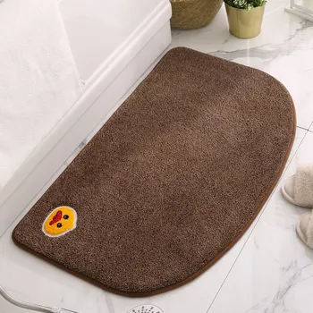 Toilet gulvmåtte anti-slip absorberende tæppe husstand entre, toilet døren mat husstand indgang indlæg fod mat