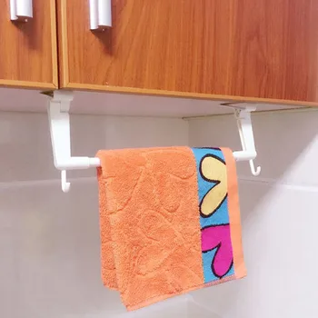 Toilet Papir Badeværelse Plast Køkken Håndklæde Facial Rack Hænge Skiltet #13