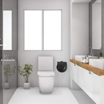Toilet Papir håndklædeholder Papir håndklædeholder med Låg vægmonteret Badeværelse Tilbehør Plads Aluminium Materiale