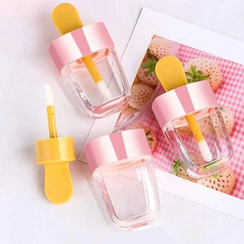 Top Salg 20Pcs Klart, Ice Cream Lip Gloss Rør Tom Lip Balm Mini Lip Balm Container DIY-Genopfyldelige Kosmetiske Flaske til Læift