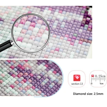 Torv/Runde diamant Diamant Broderet Kat og Butterfly Håndlavet Diamant Nål Mosaik Cross Stitch Home Decor