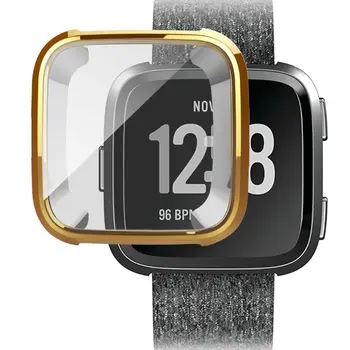 TPU Tilfældet for Fitbit Versa Se Smartwatch Dække Rammen Beskyttende Blød Silikone Shell Wearable