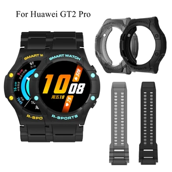 TPU urkasse Band For Huawei Ur GT 2 Pro Smart Ur Beskyttende Dække For Huawei GT2 Pro Urrem Armbånd Armbånd