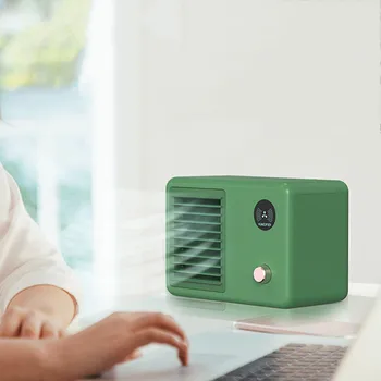 Transportabel Air Conditioner Mini Personlige Aircondition, Loftvifte Bærbare USB-Genopladelige Cool SSummer Multifunktion Desktop Home Office