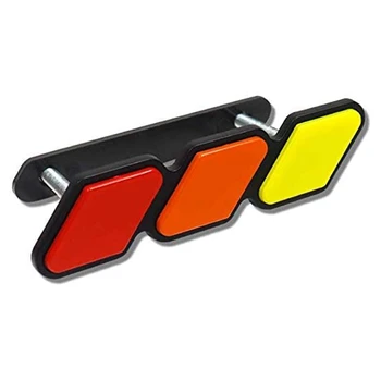 Tri-Color Front Gitter Badge Emblem for Toyota Tacoma 4Runner Highlander RAV4