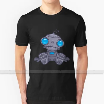 Trist Robot T - Shirt Mænd 3D-Print Sommer Top Rund Hals Kvinder T-Shirts Robot Droid Android Maskine Fremtidige Trist, Ked af Søde piger Humor