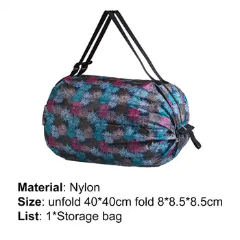Trykt camouflage stof opbevaringspose shopping taske fashionable stor kapacitet nylon håndtag, fashionable købmand taske til daglig li