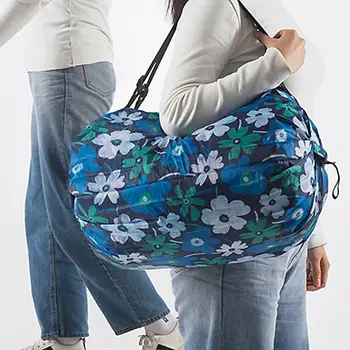 Trykt camouflage stof opbevaringspose shopping taske fashionable stor kapacitet nylon håndtag, fashionable købmand taske til daglig li