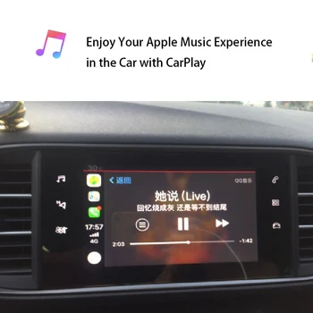 Trådløs Apple CarPlay Android Auto For Citroen DS3 fra 2016 SMEG / SMEG+ med Spejl Link-Funktionen forfra Bageste Kamera på Bagside