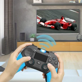 Trådløs Bluetooth 4.0 Gamepad Vibration, Tryk Screen Controller til PS4/PS4 Pro/Tablet/PC/TV-Boks