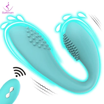Trådløs Fjernbetjening Vibrator Bærbare USB-Genopladelige Dildo Vibrator G Spot Klitoris Stimulator Voksen Sex Legetøj Til Kvinde