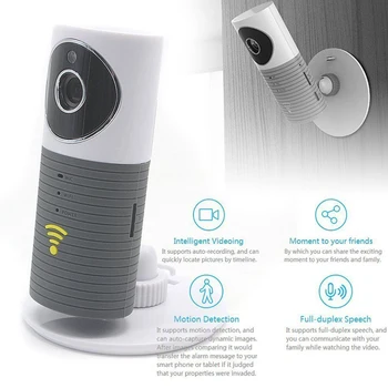 Trådløs Infrarød Night Vision Smart IP-Kamera Auto Tracking Baby WiFi Overvåge Sikkerhed Opdagelse Kamera Cleverdog APP