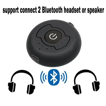 Trådløse 3,5 mm Bluetooth-Senderen Multi-point Audio Music Stereo-Dongle Adapter Til TV, PC, DVD, MP3 Bluetooth 4.0