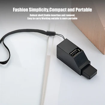 Trådløse 3-i-1 USB-.0 Hub For Laptop-Adapter PC 2.0 Afgift Havne Notebook Splitter Dell Lenovo Tilbehør