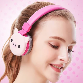 Trådløse Bluetooth Headset Søde Stil Børn Trådløse Sport Søde Tegneserie Headset Bluetooth Headset