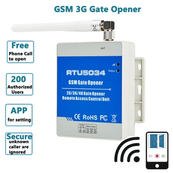 Trådløse GSM-Gate Åbner Adgang Relæ skifte Fjernbetjening ved at Ringe Gratis Hjem Sikkerhed for Automatiske Dør 3G-Port oplukker