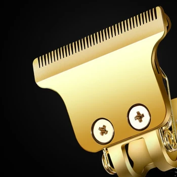 Trådløse stærkt hår trimmer til mænd professionel skæg trimmer, el-hair clipper efterbehandling hår cutter maskine genopladelig