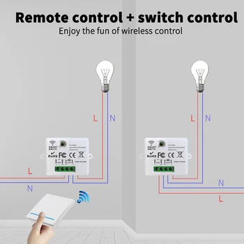 Trådløse switch 1/2/3gang knappen lyser, skifte smart home ledninger-gratis fjernbetjening stærkt signal kan styres af partition