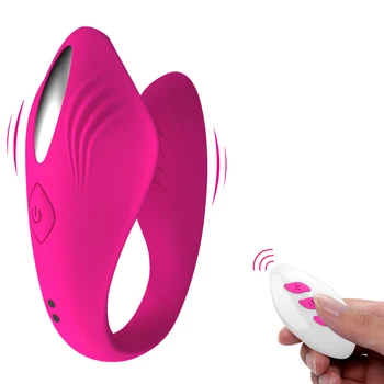 Trådløse U Type Vibrator Voksen Legetøj Til Par USB-Genopladelige Dobbelt Vibratorer G-Spot Stimulator massageapparat Sex Legetøj Til Kvinde