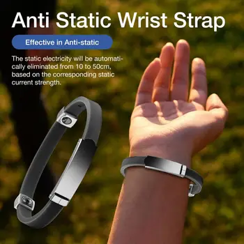 Trådløse Wireless Justerbar Anti-Statisk Armbånd Elektrostatisk Afladning Håndled Band Rem Hånd Med Ekstra Armbånd Dropship