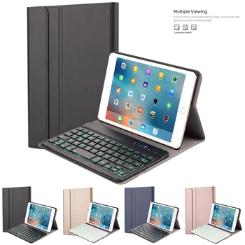 Trådløst Tastatur med baggrundslys Tilfælde Stå til iPad Mini12345 Luft Air2 Luft 4 10.9 Tilfælde iPad 9.7 Pro9.7 10.2 Pro 11 Luft Magnetisk Cover