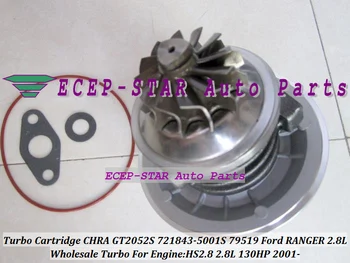 Turbolader Turbo Patron CHRA Core GT2052S 721843-0001 721843-5001S 721843 79519 For Ford Ranger 01 - Power Stroke HS2.8 2,8 L