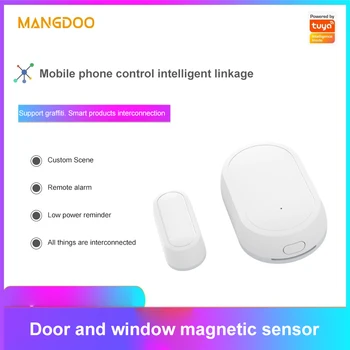 Tuya ZigBee Smart WiFi Døren Magnetisk Sensor Detector Alarm Arbejde Med Alexa, Google Hjem Intelligent Liv/Tuya APP
