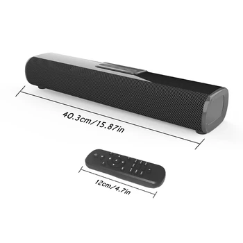 TV-Højttaleren Dyb Bas Stereo Lyd musikafspiller Højttalere Til TV Understøtter Bluetooth/HDMI/RCA/COAX - /AUX-Indgang med Mode, Musik
