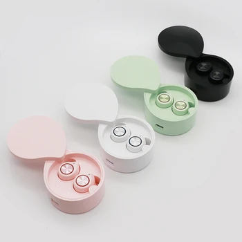 Tw70 Bluetooth hovedtelefon touch kontrol af produkter med dobbelt øre trådløse headset stereo stemmebånd opladning bin sport trådløse headset mini