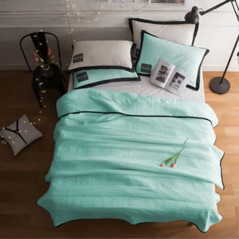 Twin king-Queen Size Solid pink Sommer Quilt Tæppe, Dyne, Bed Cover Quiltning enkle Hjem tekstil-sengetøj