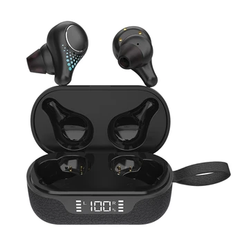 TWS 5.0 Stereo Motion Led Ægte Trådløs To Øre Opkald med Opladning Afdeling Bluetooth-Headset