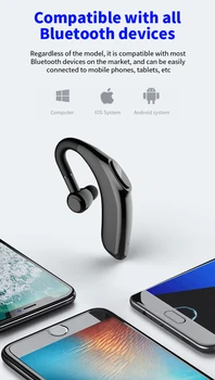 TWS Bluetooth-kompatible Hovedtelefoner X18 Trådløse Hovedtelefoner Stereo Noise Cancelling Business Vandtætte Øretelefoner Headset Med Mic