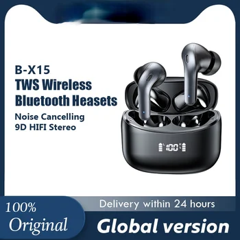 TWS Bluetooth-V5.0 Hovedtelefoner Power LED Skærmen Sports Vandtæt Trådløs Hovedtelefon med Mikrofon Touch-Kontrol Musik Ørestykker