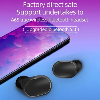TWS Trådløse Bluetooth-5.0 Øretelefon Mini Ørepropper For Redmi Med Mic Opladning Max Sport Bluetooth Hovedtelefon Til Xiaomi Telefoner