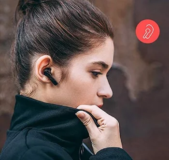 TWS Trådløse Bluetooth Headset Touch Kontrol Øretelefoner LED Opladning Max Dyb Bas Stereo Sports Hovedtelefon Barbuds med Mic