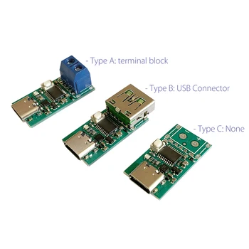 Type-C PD2.0 PD3.0 Udløser til DC Spoof Fidus Hurtig Opladning Detektor USB-PD Notebook Power Supply Ændre Bord Modul