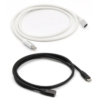 Type C USB-3.1 han til USB-C Kvindelige Udvidelse Data Kabel Extender Opladning Ledning Ledning Udvide Stik 1m