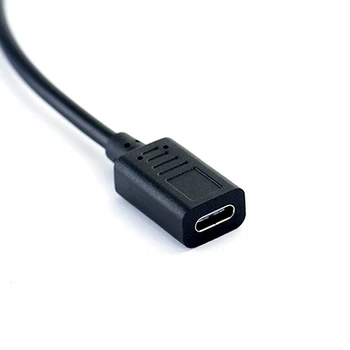 Type-c USB-90 Graders-han Til Type-C Kvindelige Udvidelse OTG Kabel Extender Ledning Kabel