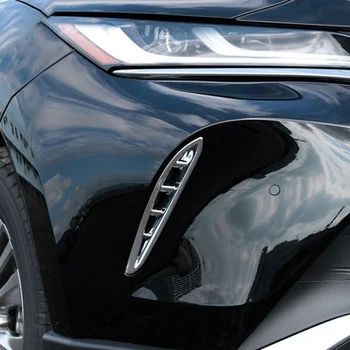 Tågeforlygter Cover Frame Trim ABS Krom Udvendig Ombygning Bil Styling til Toyota Harrier Venza 2020 2021
