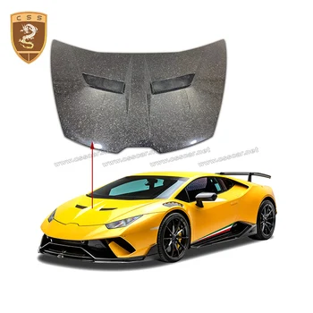 Tør Carbon Fiber Hætte For Lamborghini Huracan LP610 LP580 V Style Bil Tuning Motorhjelm (Udskiftning) Body Kit Til LP610 Racing