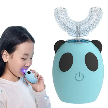 U-Form 360 Grader Kid Sonic Genopladeligt Elektrisk Tandbørste Børn Tænder Pleje Vandtæt Automatisk Tandbørste