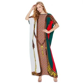 UCN Ramadanen, Eid Moubarak Kaftan Sommer Kjoler Til Kvinder i Abaya Dubai Tyrkiet Islam Muslimske Lang Kjole Robe Sofa Djellaba Femme